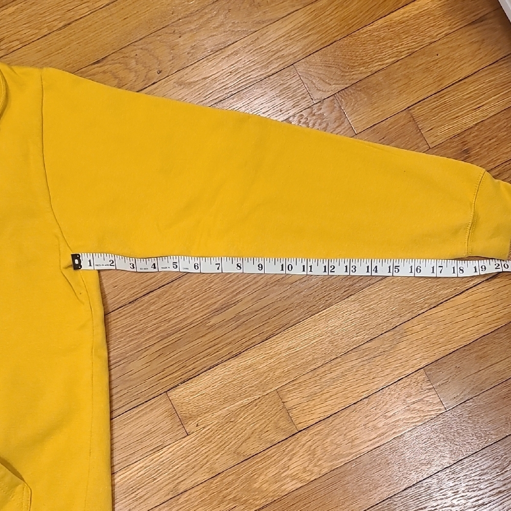 Men's Yellow Hoodie - Picture 6 of 8